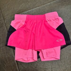 Champion Kids Pink and Black Shorts